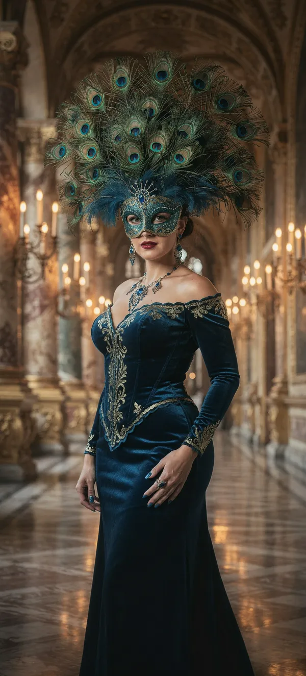 Venetian Carnival Mask Woman