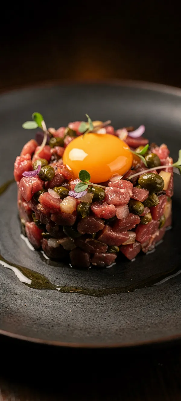 Beef Tartare Culinary Art