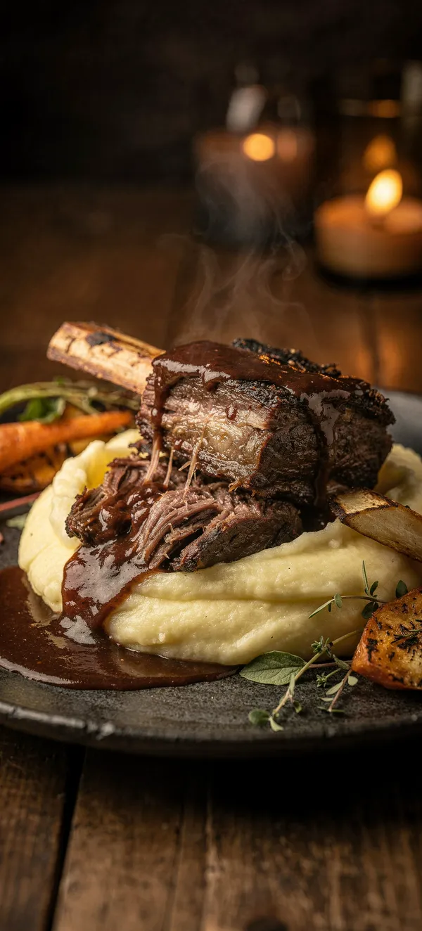 Braised Short Ribs Gourmet Wallpaper