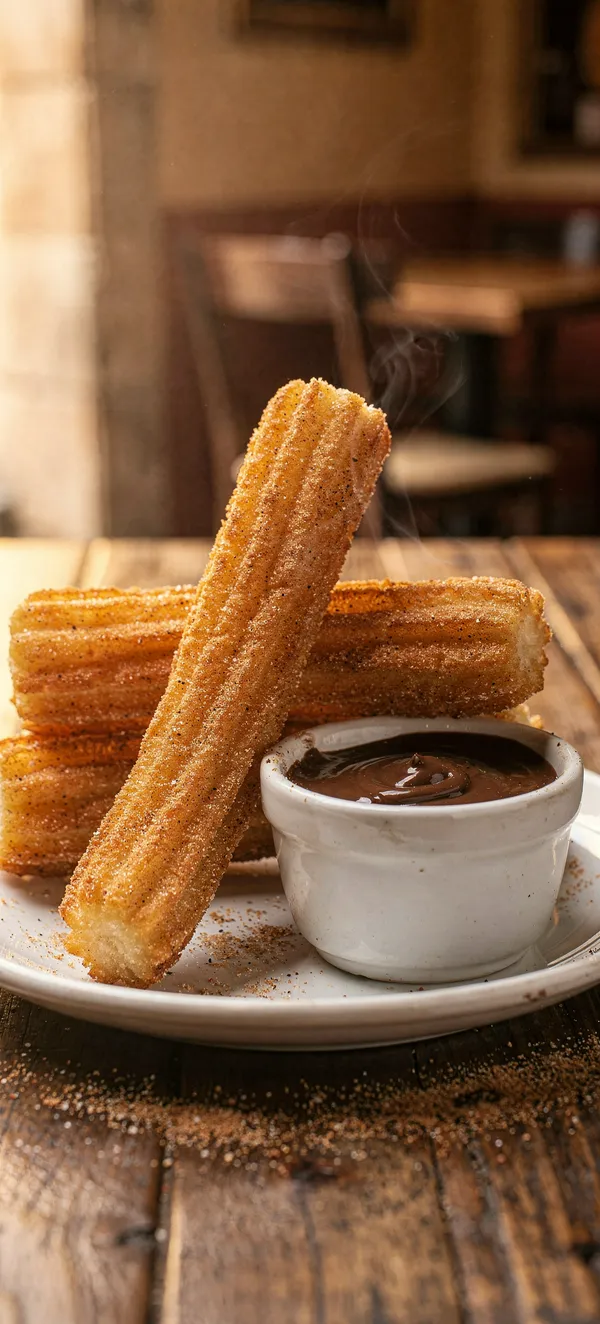Churros with Chocolate