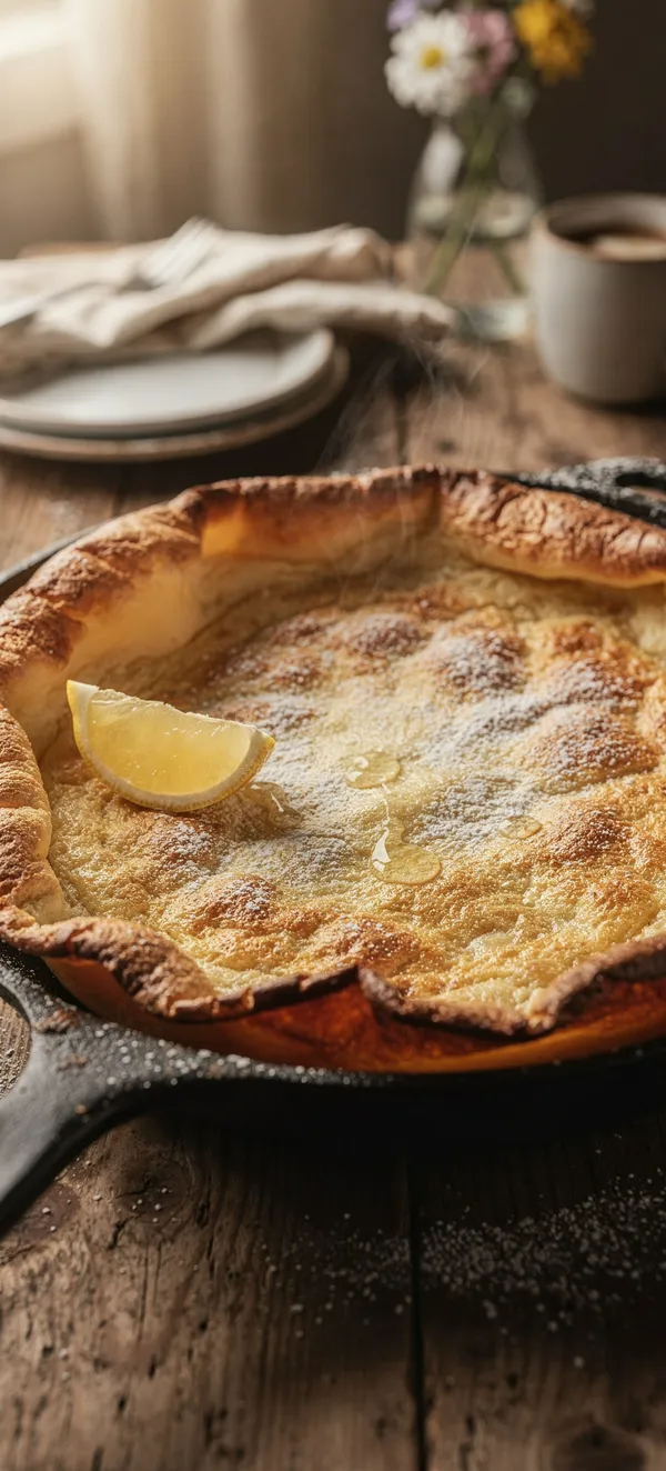 Golden Dutch Baby Pancake