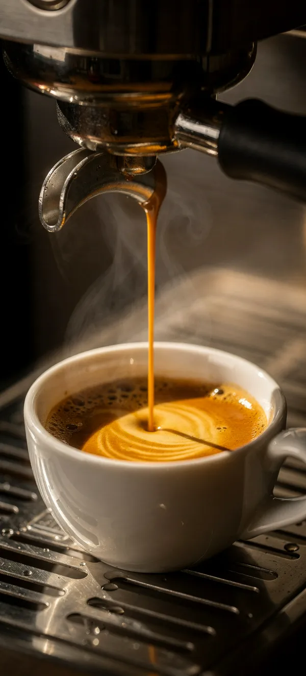 Espresso Machine Close-Up