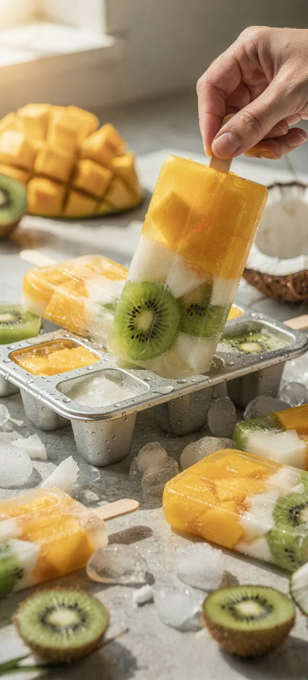 Tropical Fruit Popsicles