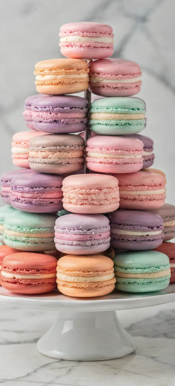 Pastel Macaron Tower