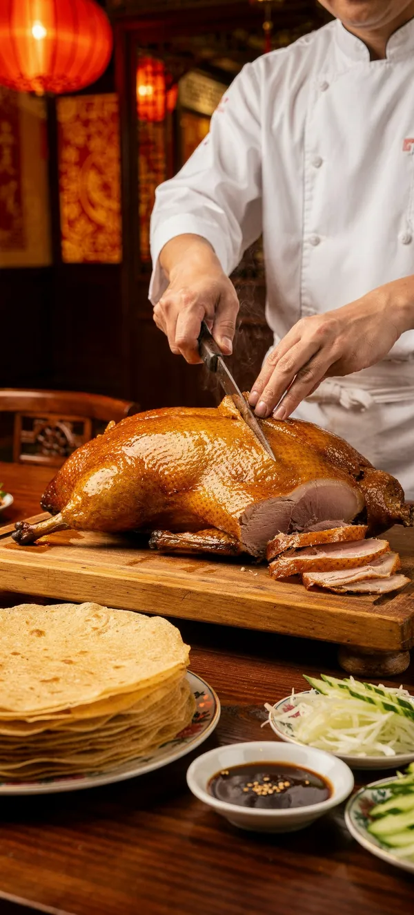 Peking Duck Carving
