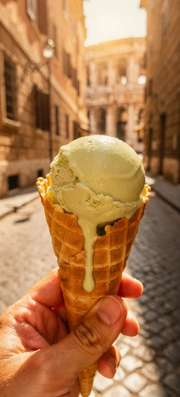 Pistachio Gelato Rome