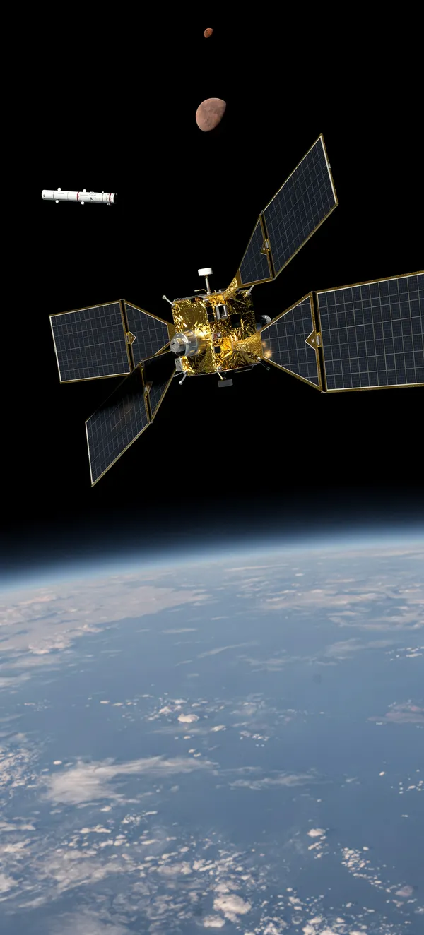 MMX Launch: Probe Leaving Earth for Mars