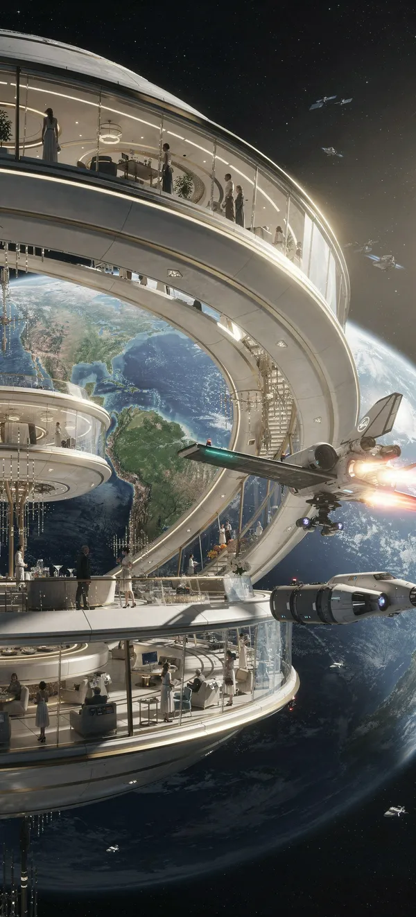 Orbital Luxury Space Hotel