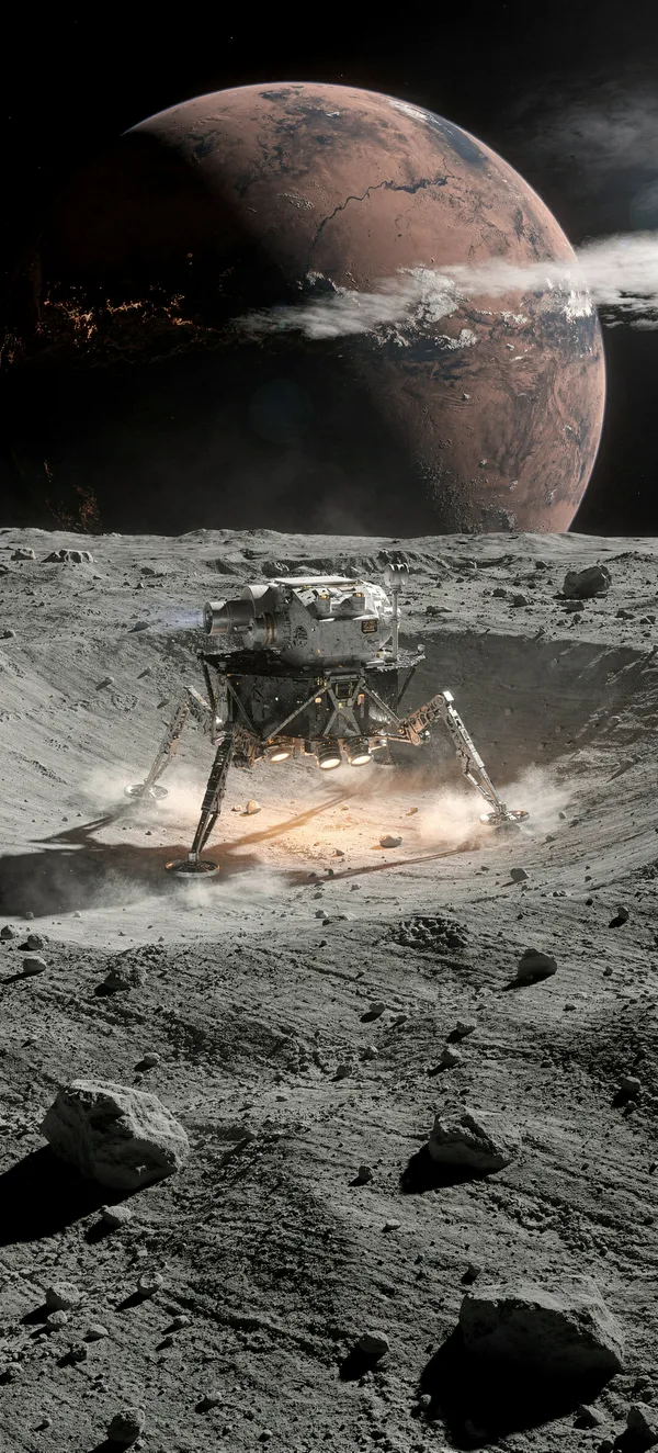 MMX Mission: Landing on Phobos