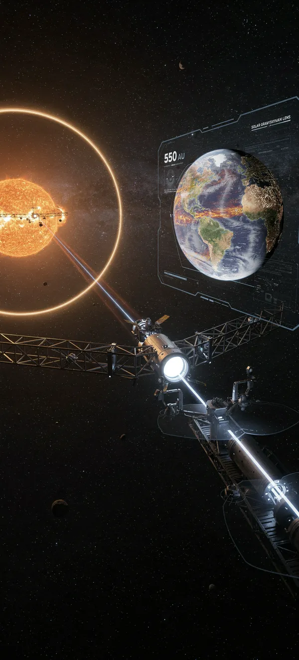 Solar Gravitational Lens Telescope View