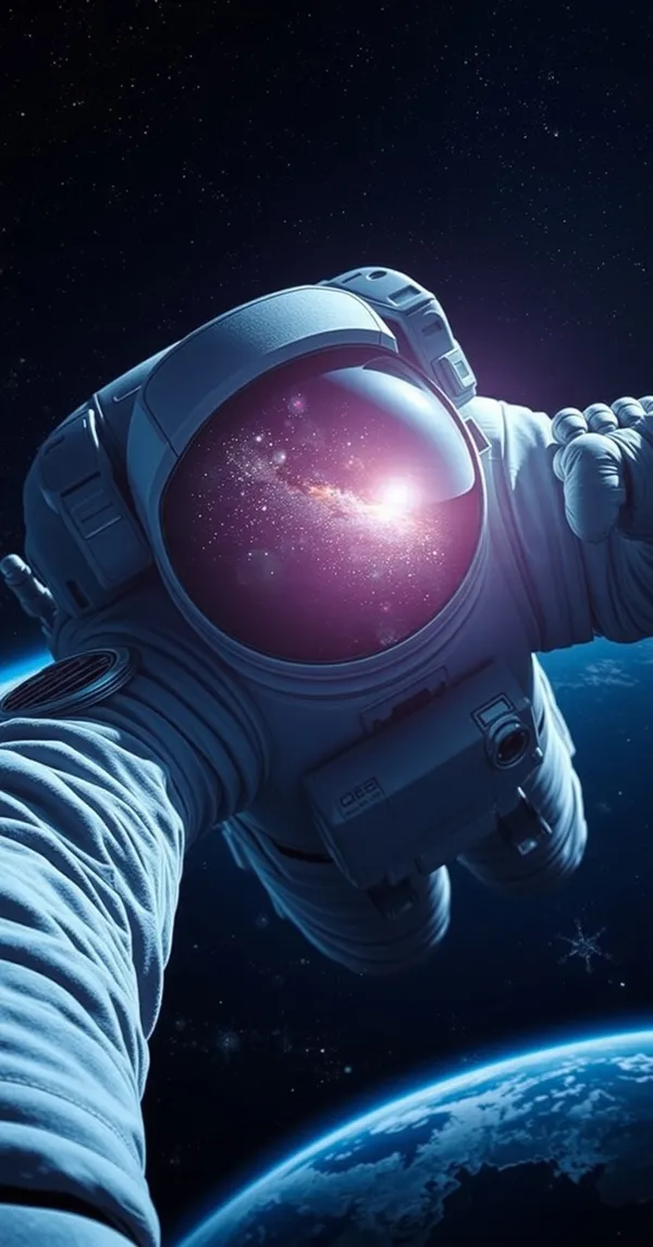 Space Astronaut Floating