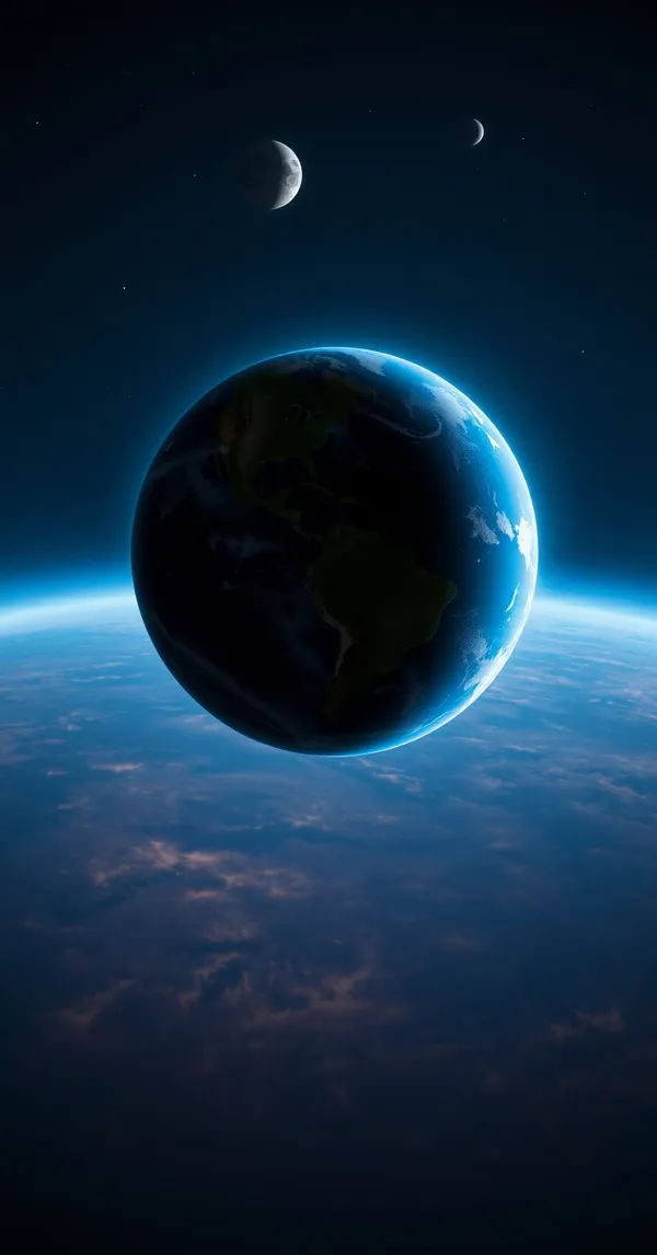 Space Exoplanet Ocean