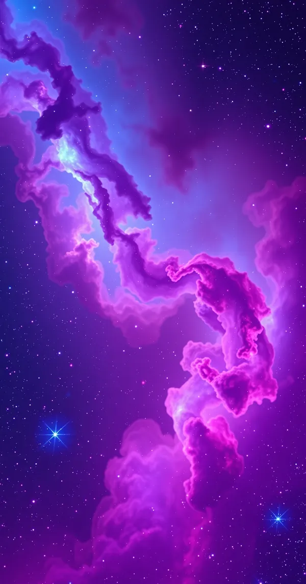 Space Nebula Pillars