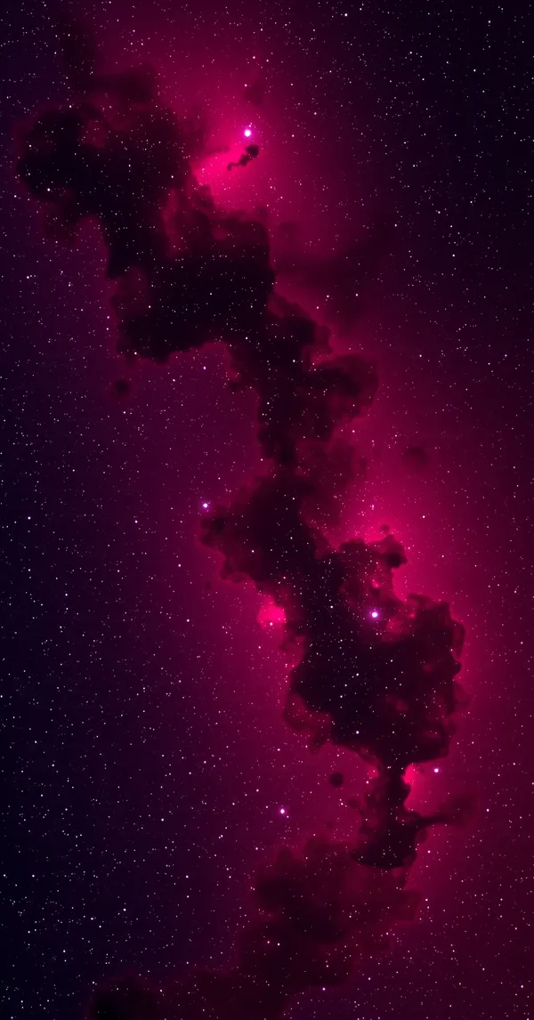 Space Nebula Red