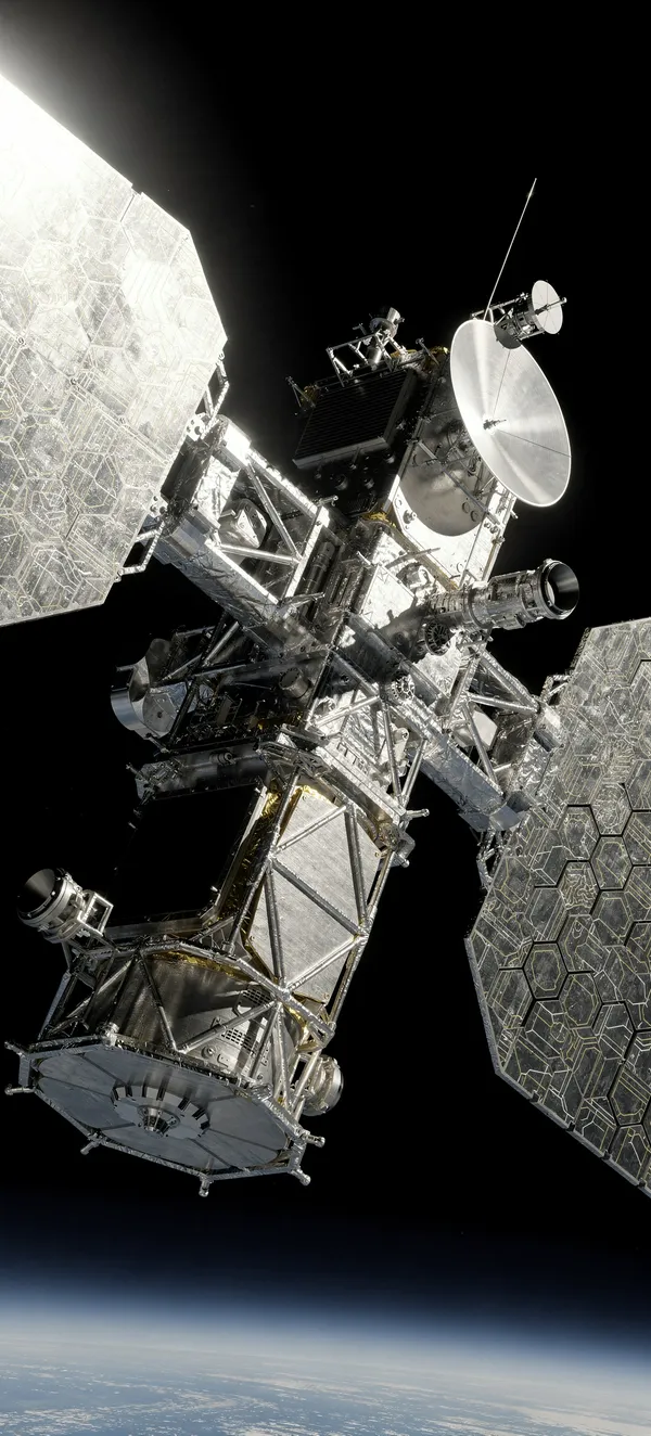 Orbital Satellite Wallpaper