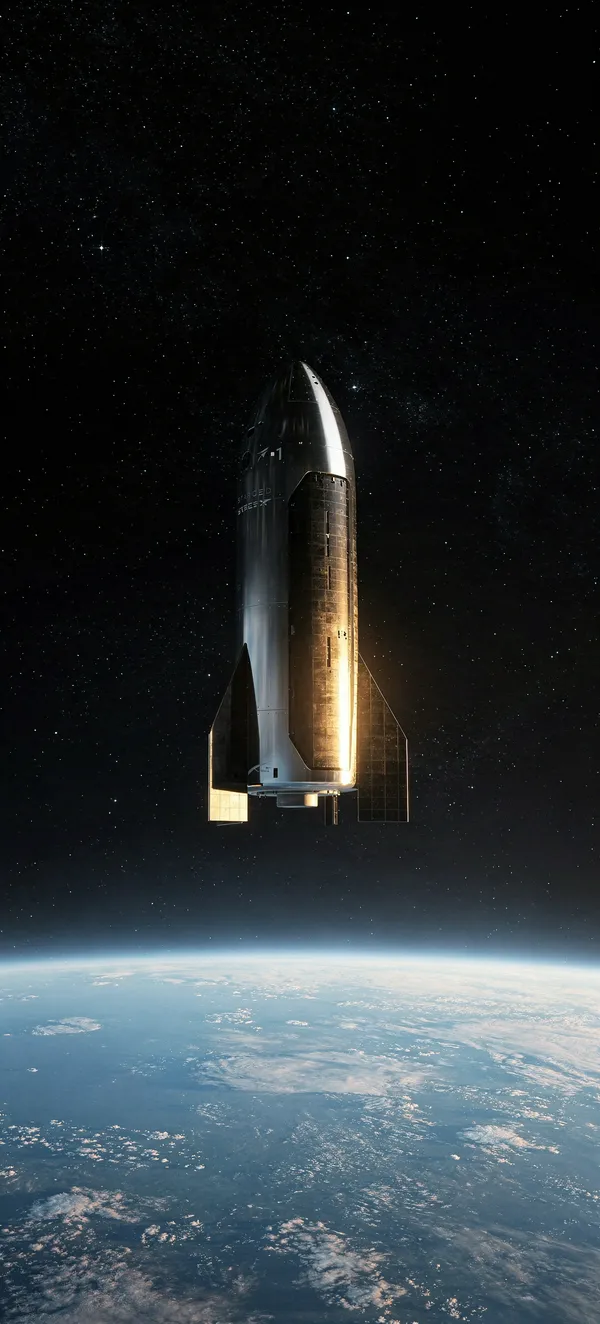 Starship Flight 14 in Orbit