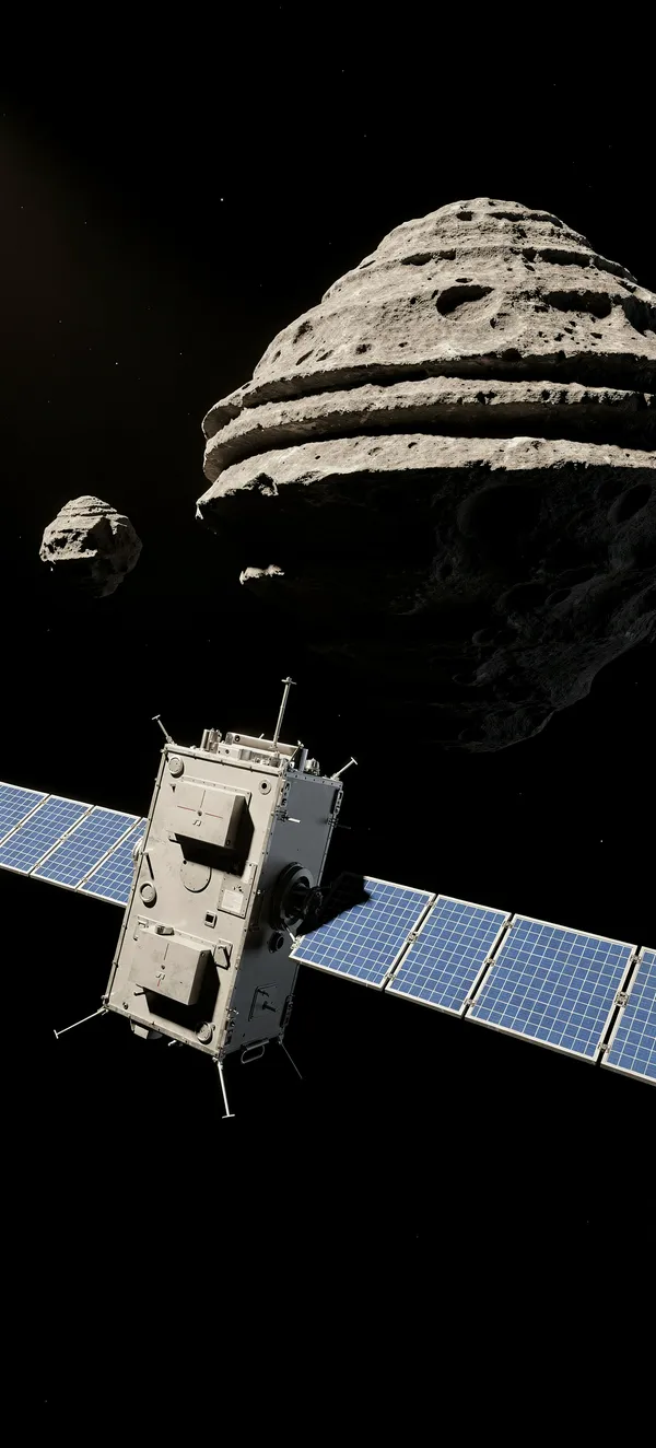 Hera Mission 2026: Probe Approaching Didymos and Dimorphos