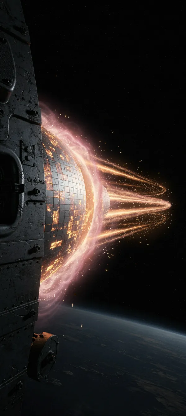 Starship Flight 14 Reentry