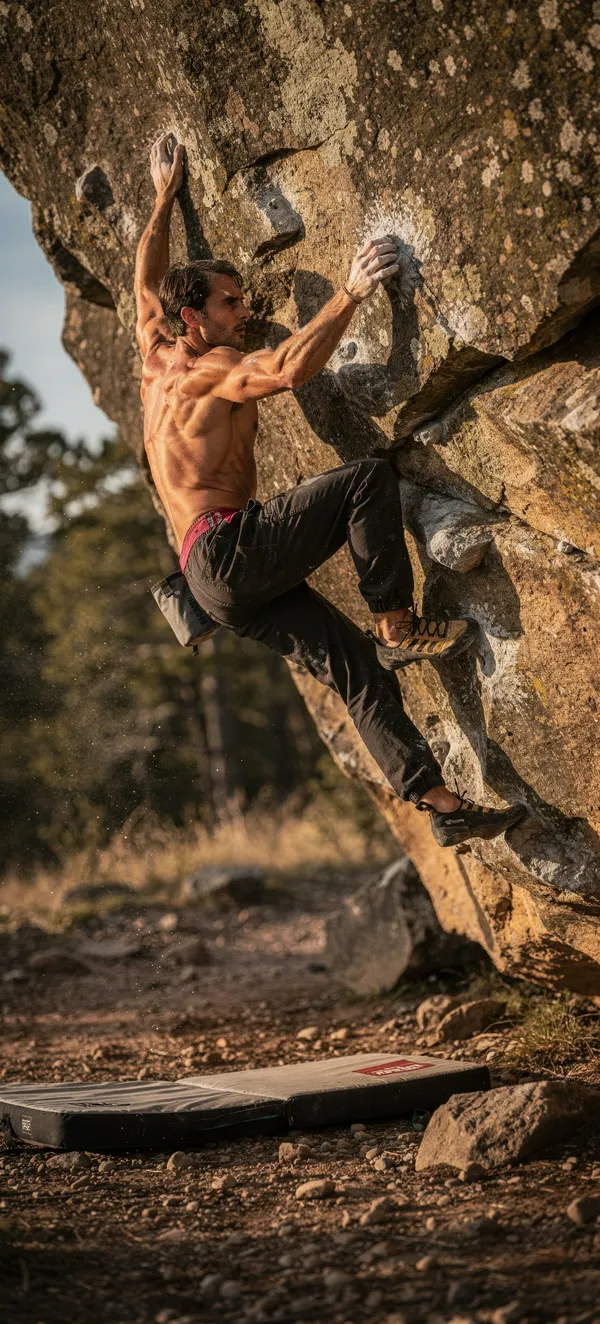 Bouldering Power Climb