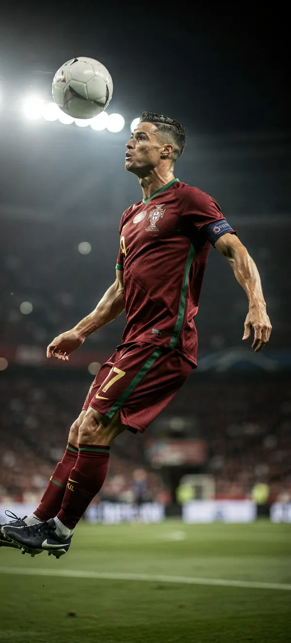 Cristiano Ronaldo Header Action Shot