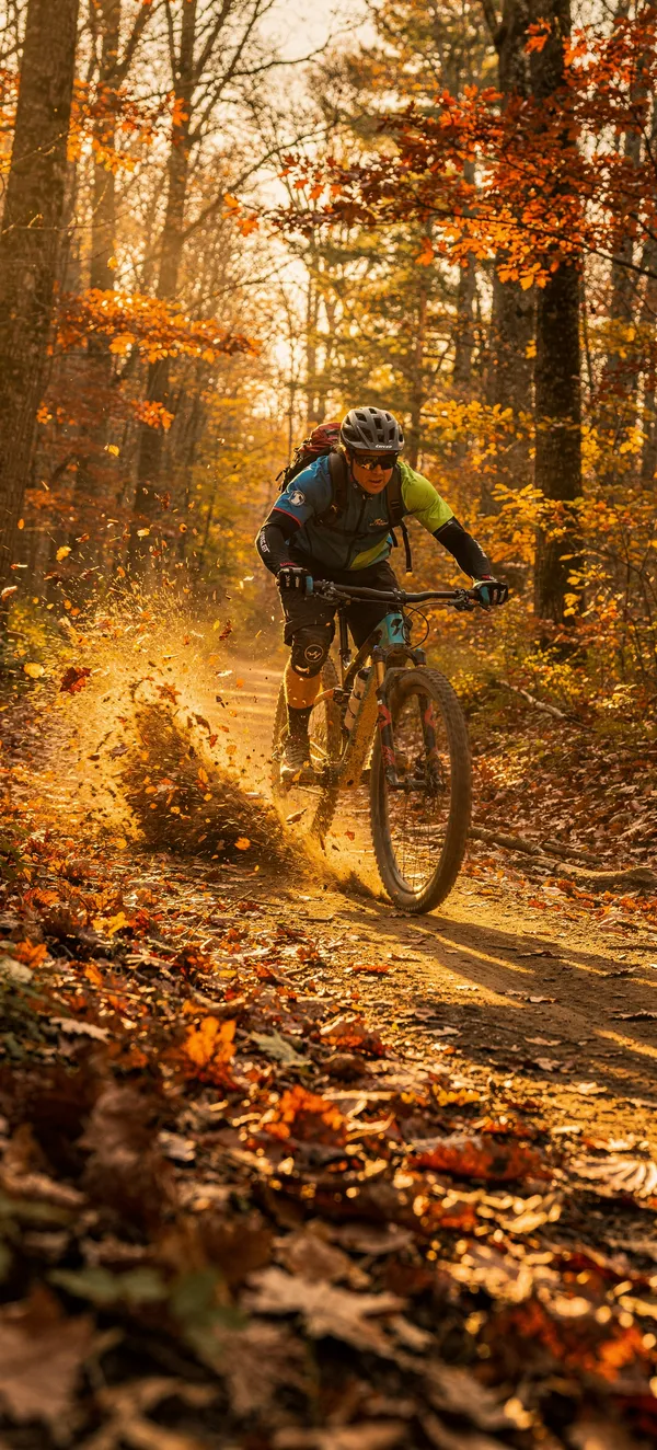Autumn Mountain Bike Trail