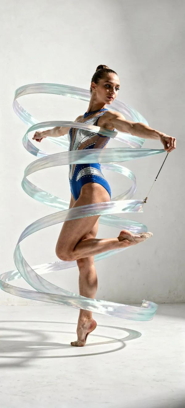 Rhythmic Gymnastics Ribbon Dance