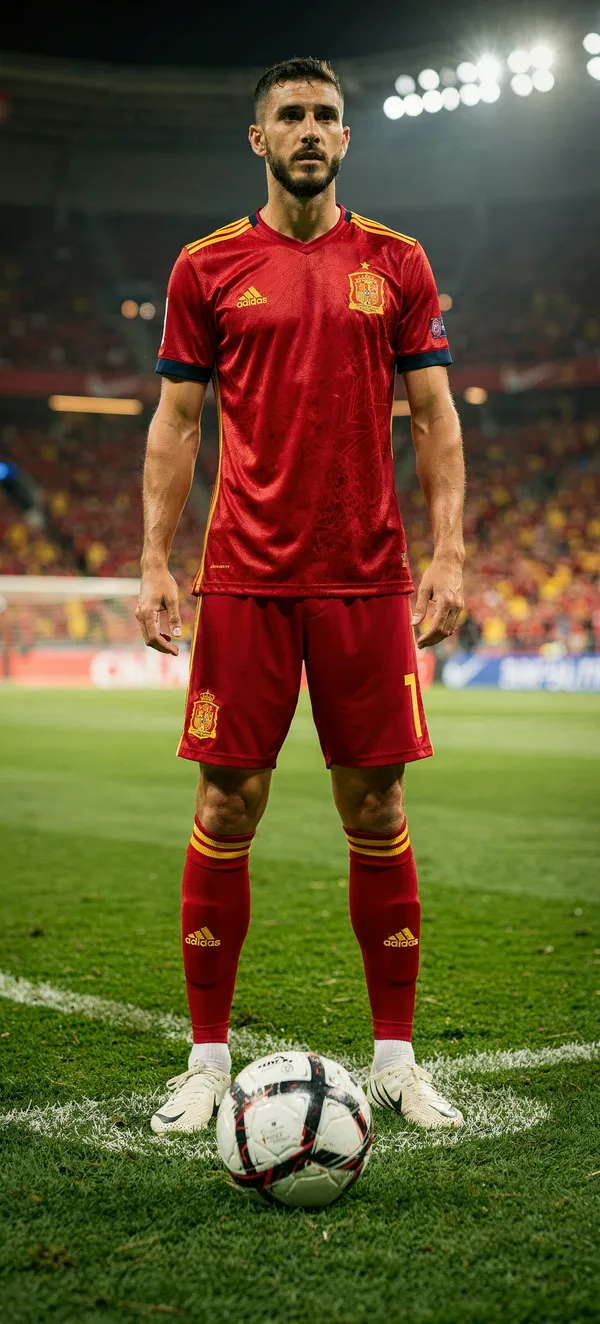 Rodri Spain Red Kit Wallpaper