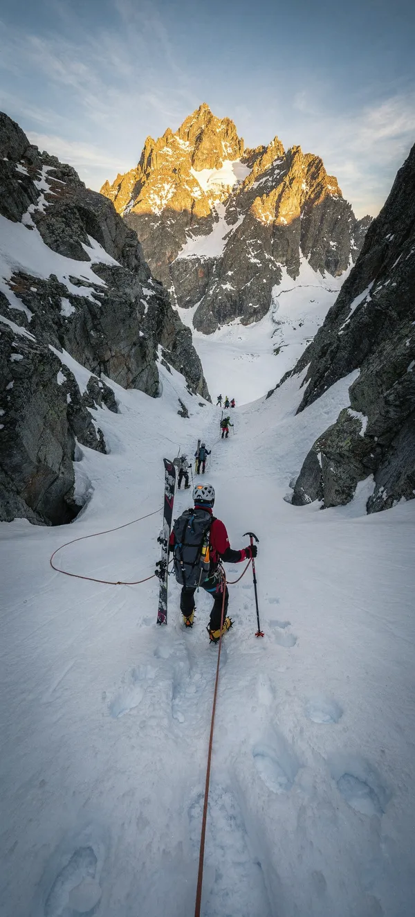 Ski Mountaineering Ascent