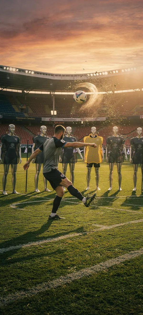 Soccer Free Kick Training