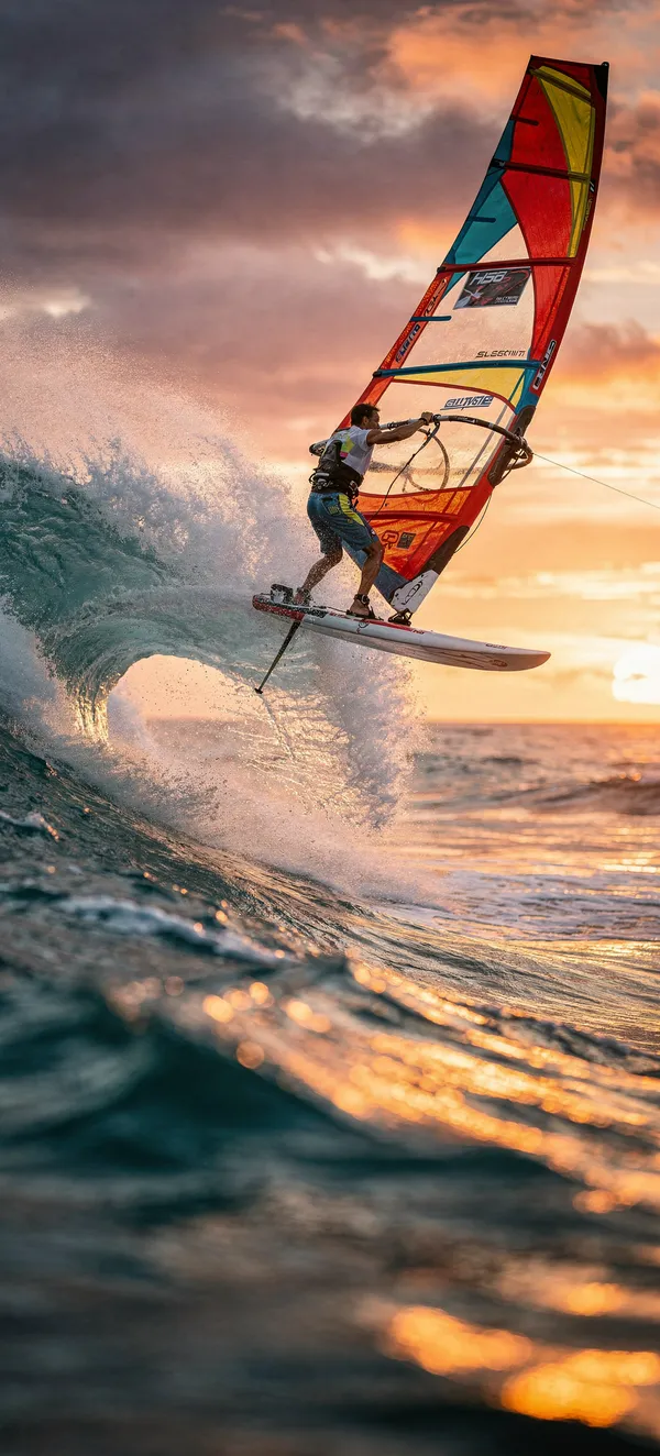Windsurfer Sunset Air