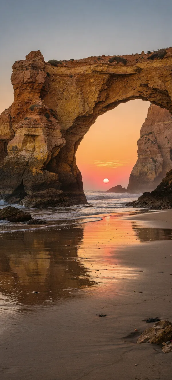 Legzira Beach Sunset