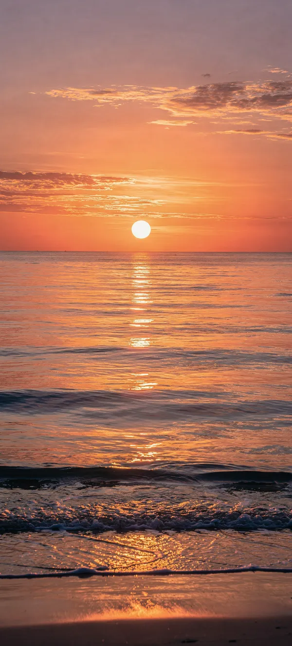 Ocean Sunset Horizon