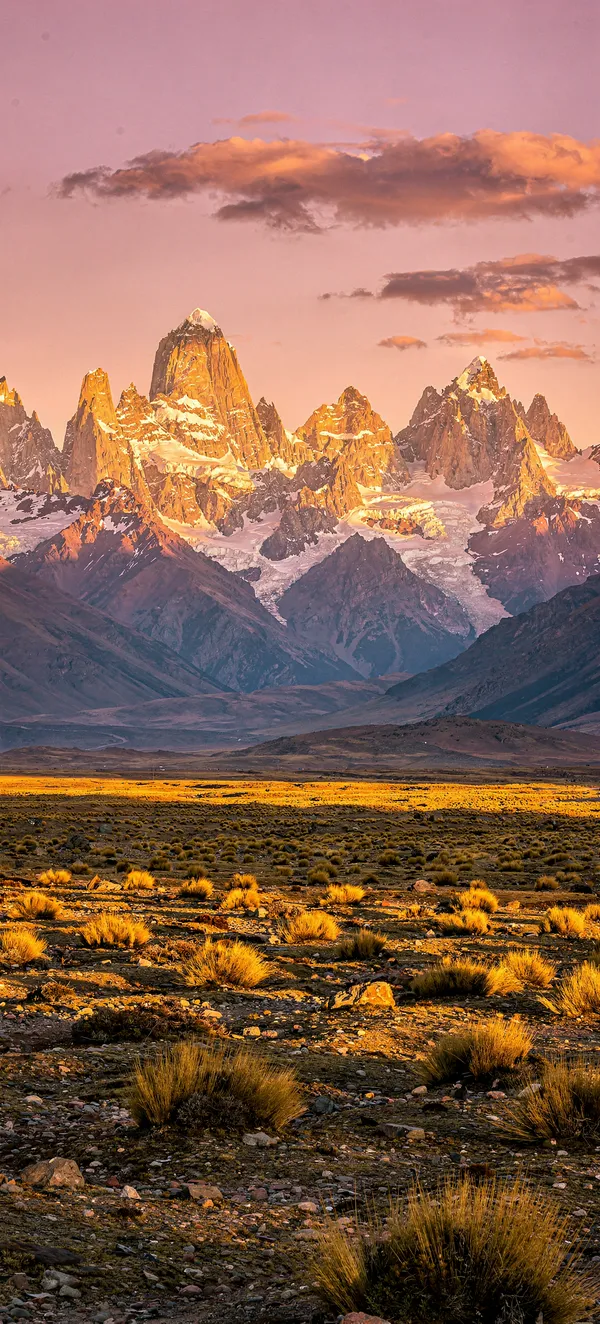 Sunset Over the Andes