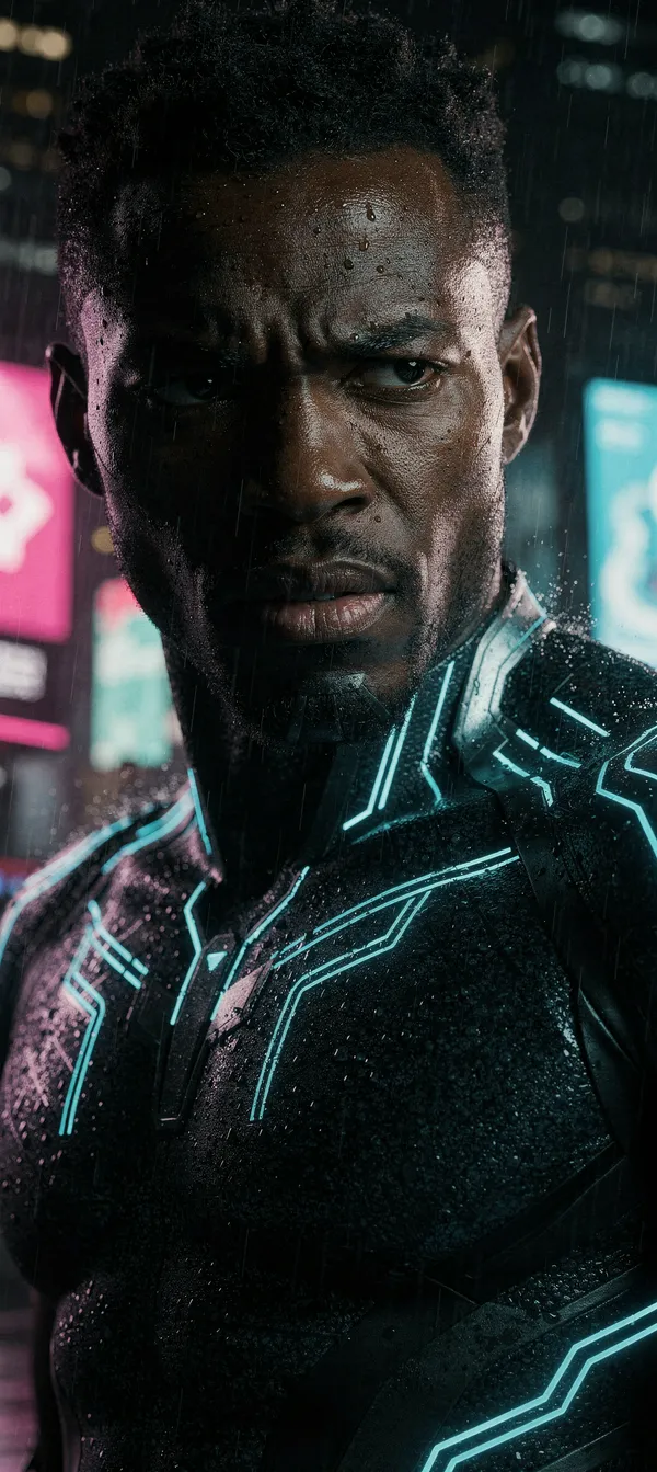 Tech Superhero Portrait