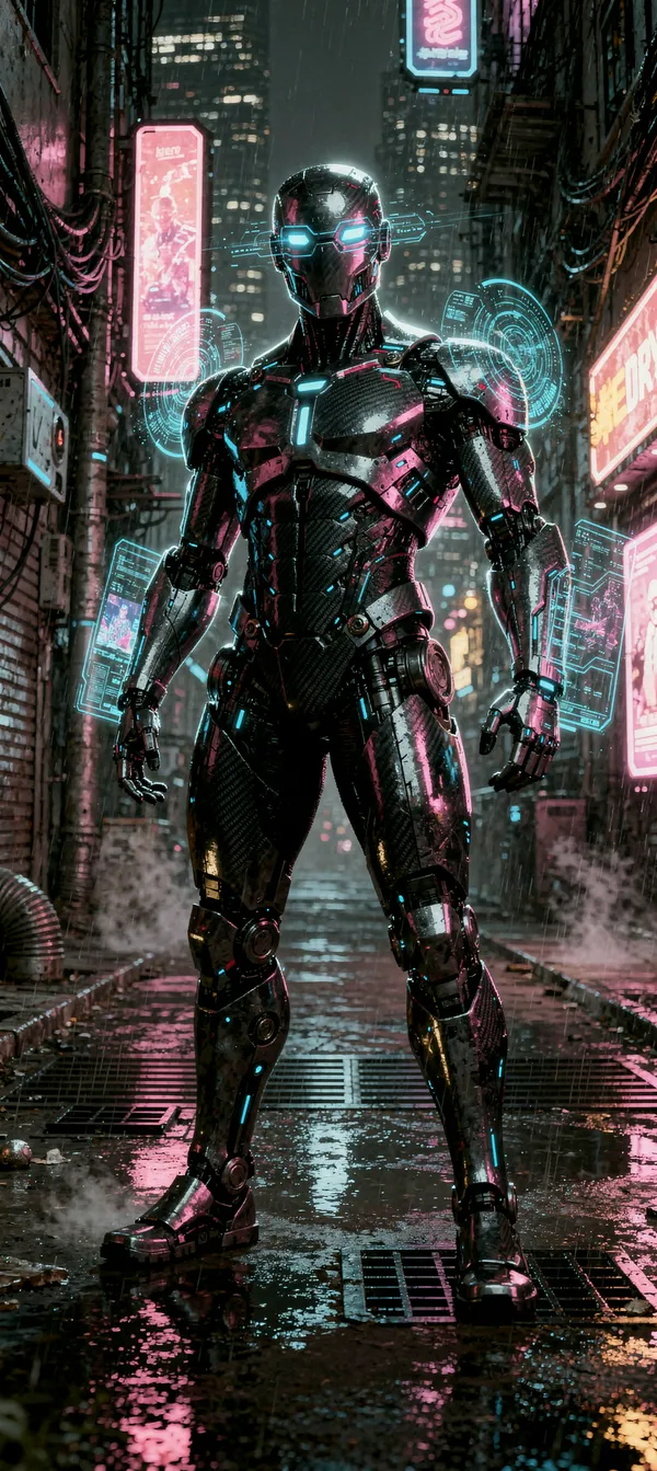 Cyberpunk Hero Wallpaper