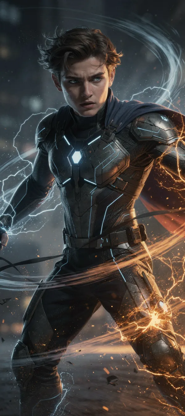 Dynamic Superhero Transformation