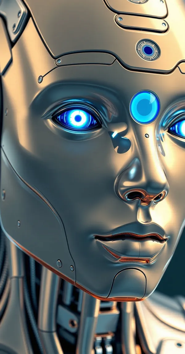 Ai Robot Portrait