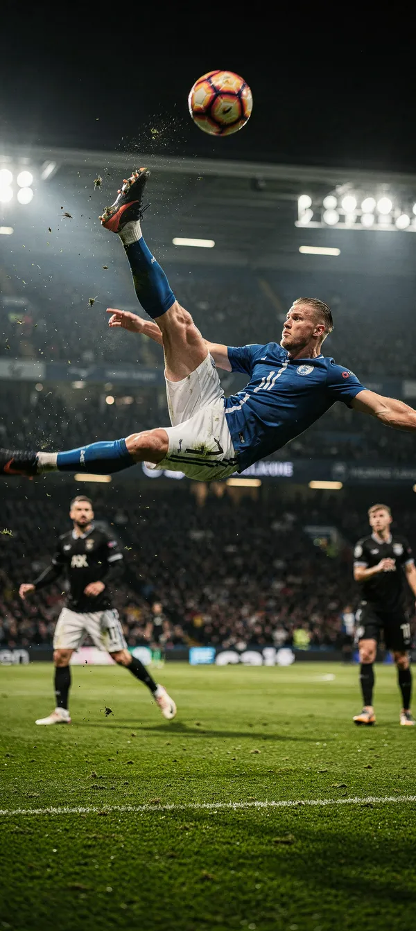 Haaland Bicycle Kick Wallpaper