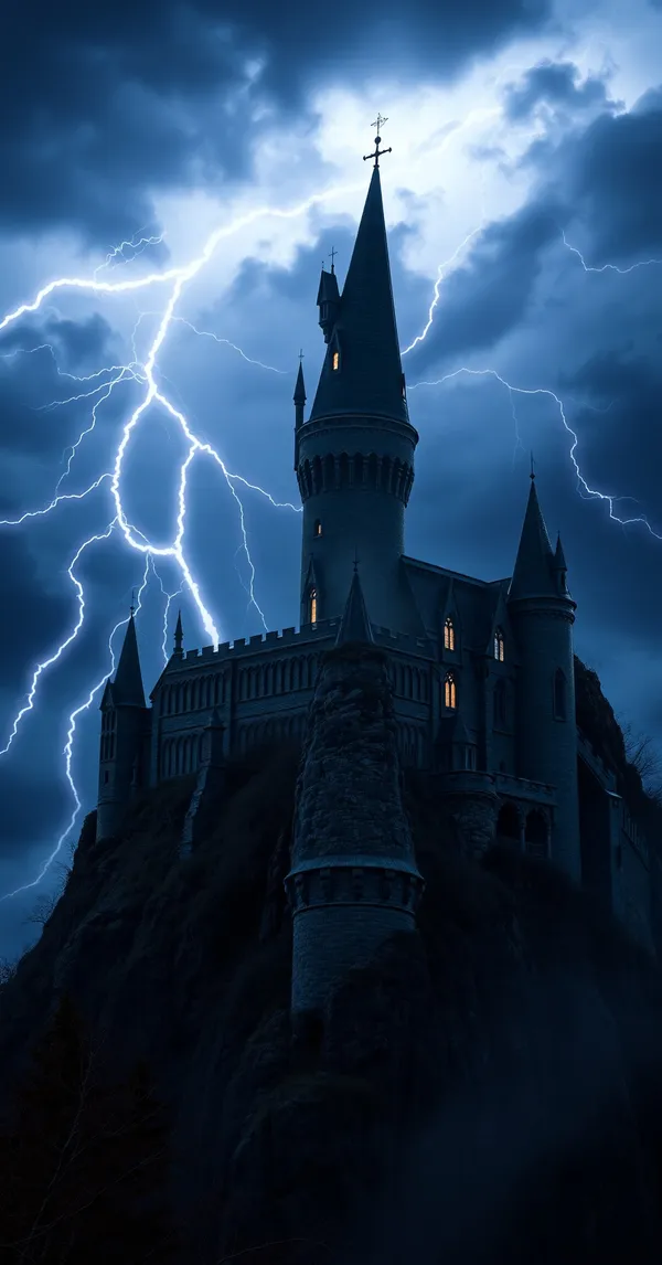 Frankenstein Lightning Castle