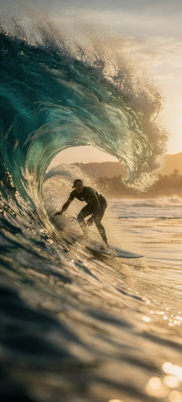 Olympic Surfer Wave 2024