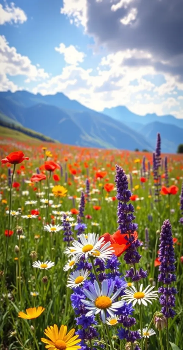 Spring Wildflowers Meadow