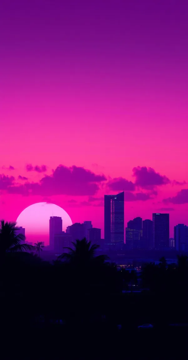 Vice City Neon Sunset