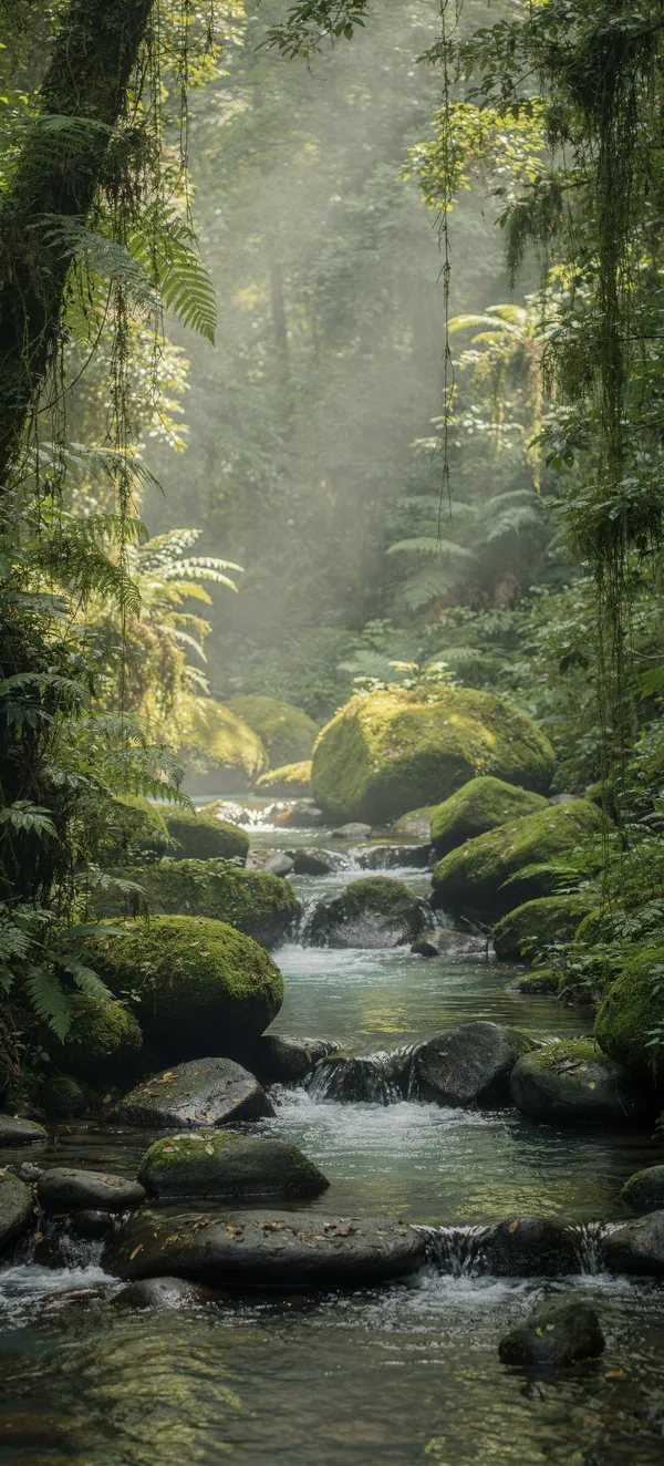 Mossy Rainforest Gorge