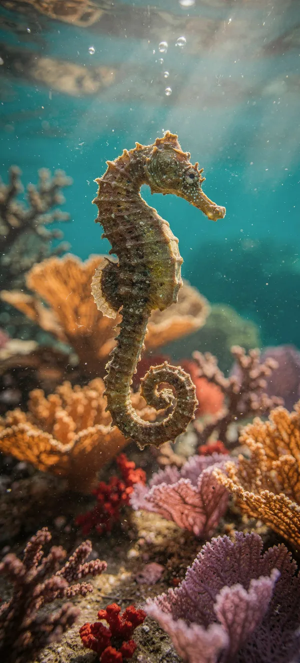 Tropical Seahorse Coral