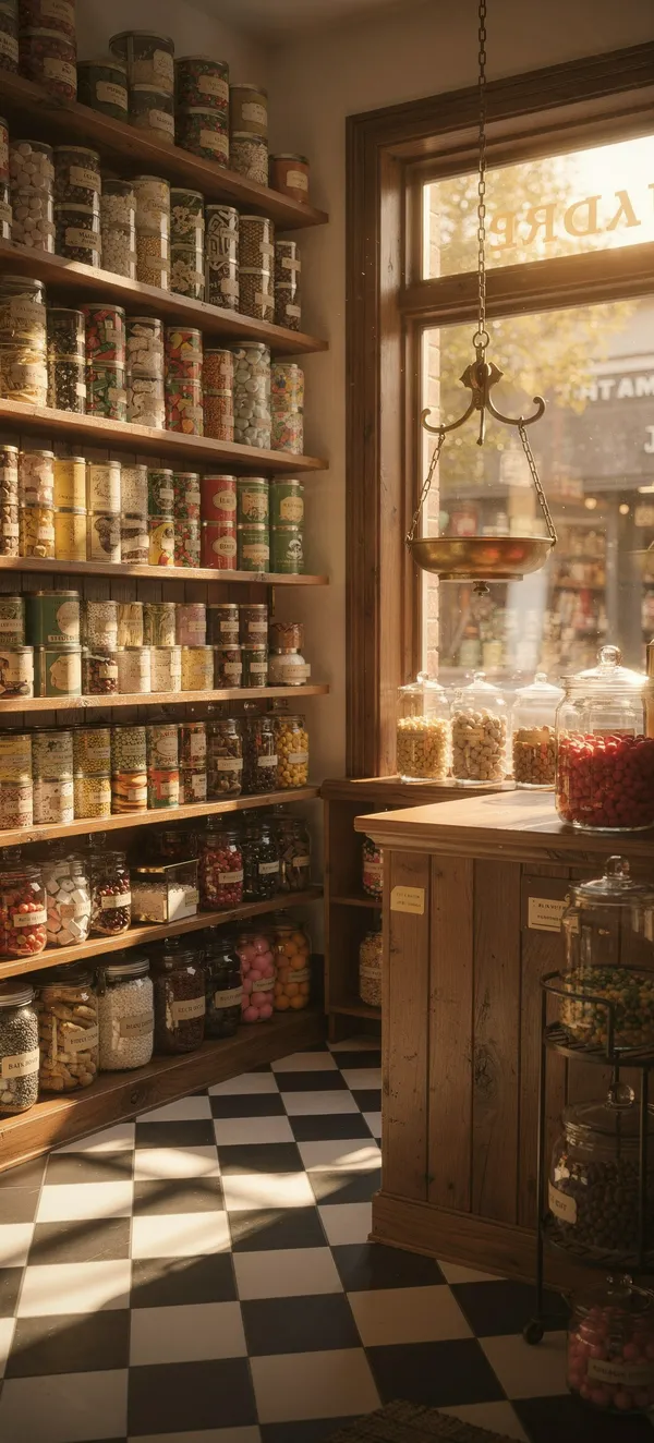 Vintage Corner Grocery Store