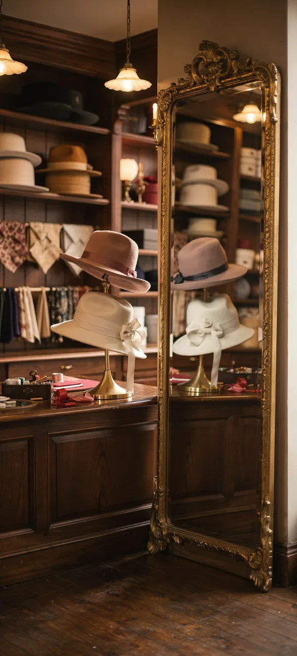 Vintage Hat Shop Interior