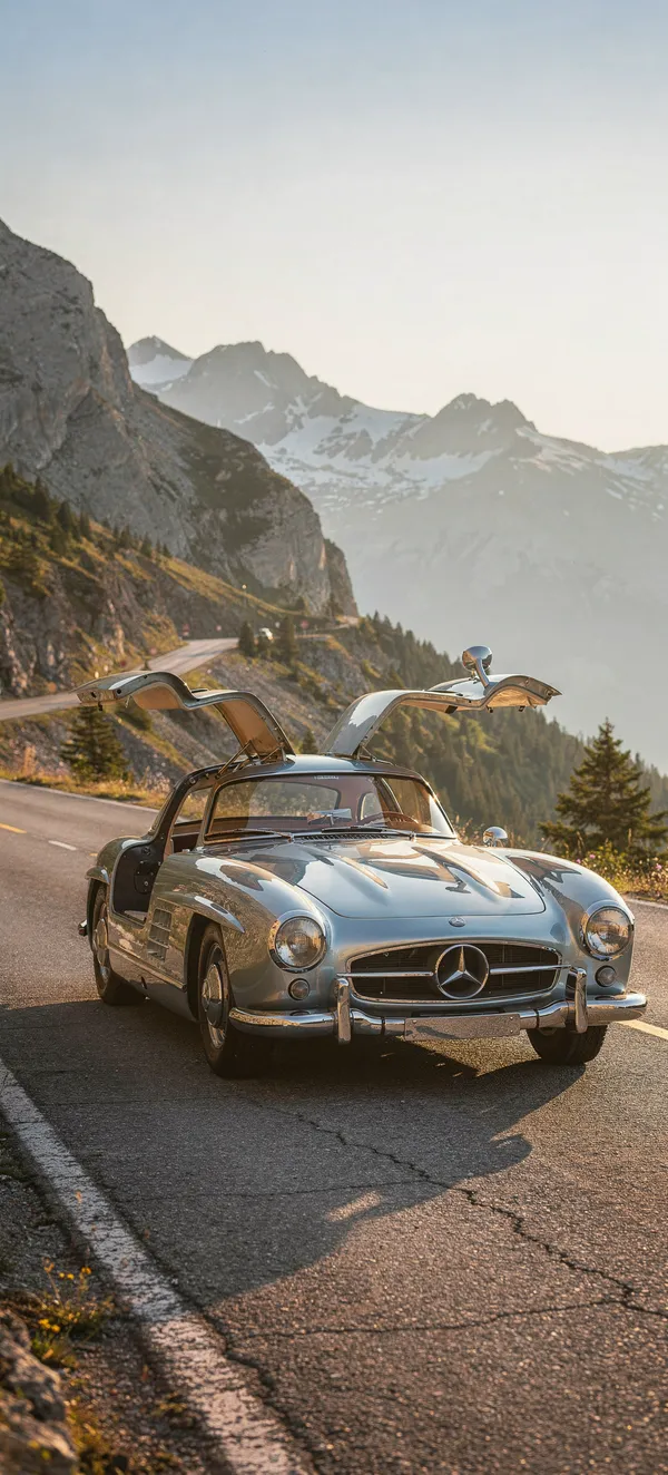1954 Mercedes-Benz 300SL Gullwing Alpine Sunset