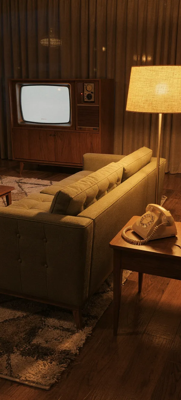 Vintage Mid-Century Living Room