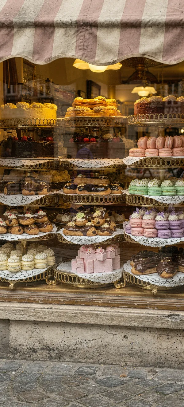 Vintage Patisserie Window